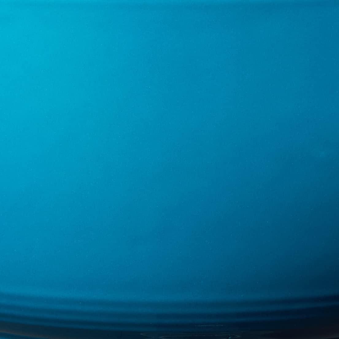 imageLodge 45 Quart Enameled Cast Iron Dutch Oven with Lid Dual Handles Oven Safe up to 500 F or on Stovetop Use to Marinate Cook Bake Refrigerate and Serve Island Spice RedCornflower Blue