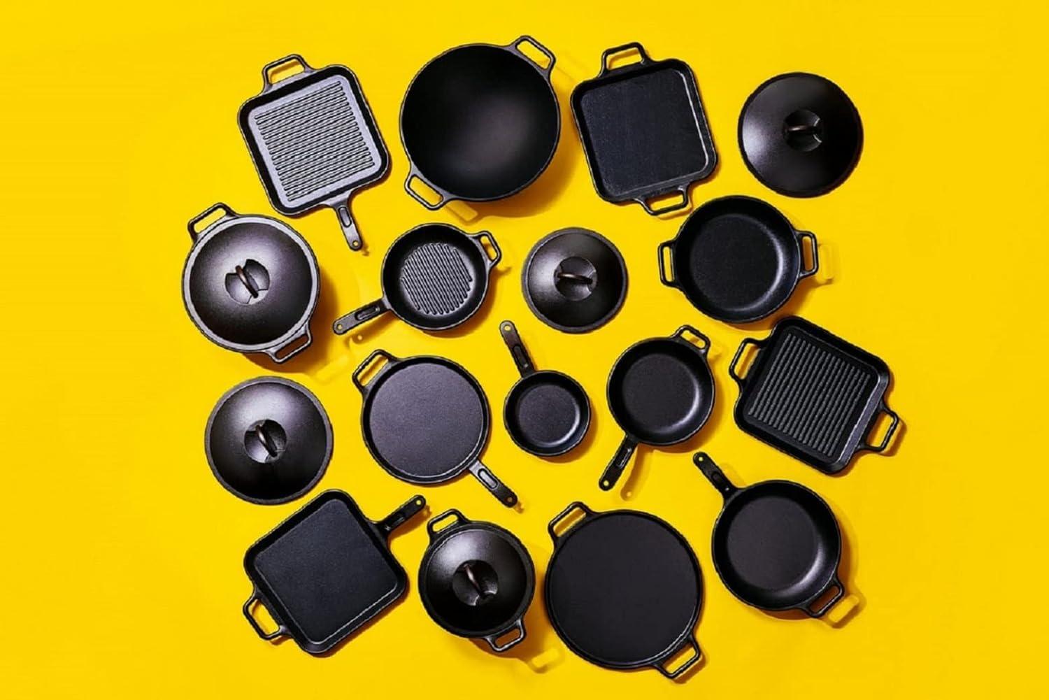 imageLodge BOLD 14 Inch Seasoned Cast Iron Pizza Pan DesignForward CookwarePizza Pan