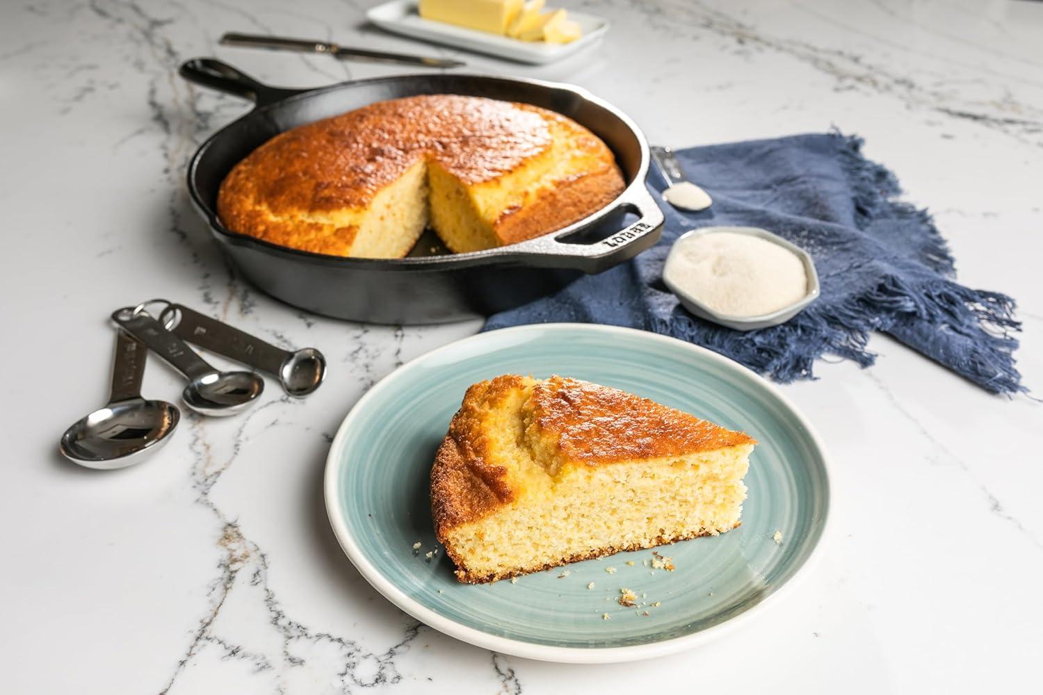 imageLodge Cast Iron Skillet Cornbread Easy to Bake 174 oz 4 Pack Sweet Spot