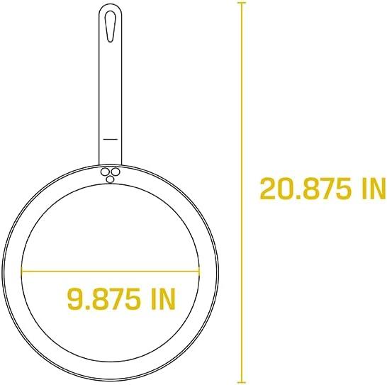 imageLodge PreSeasoned Carbon Steel Skillet Use in the Oven on the Stove on the Grill or Over a Campfire 10 Inch12 Inch