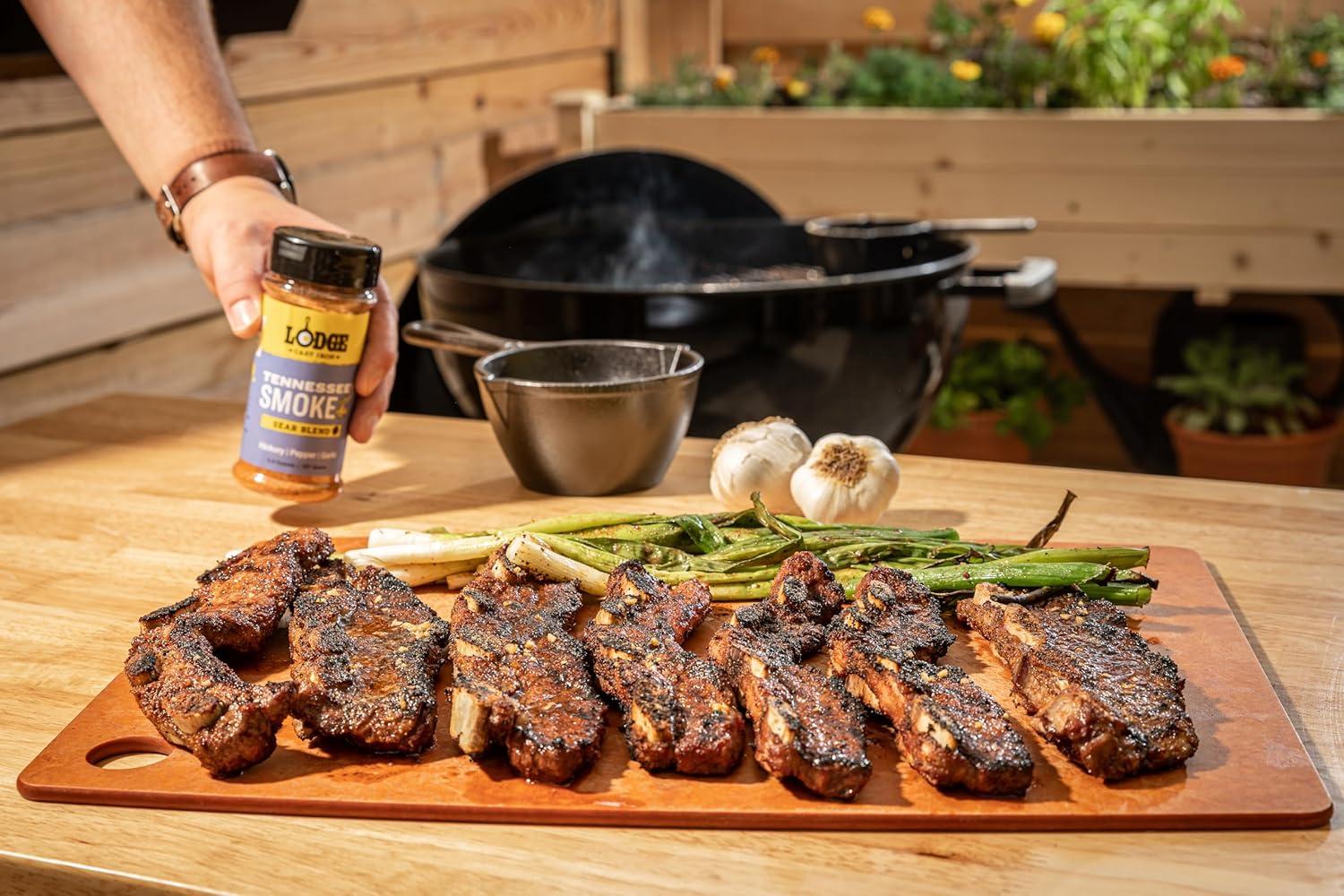 imageLodge Sear Blend Made for Cast Iron Cooking Use Over the Grill On the Stove or Even in the Oven NonGMO 64oz 4 Pack Tennessee Smoke