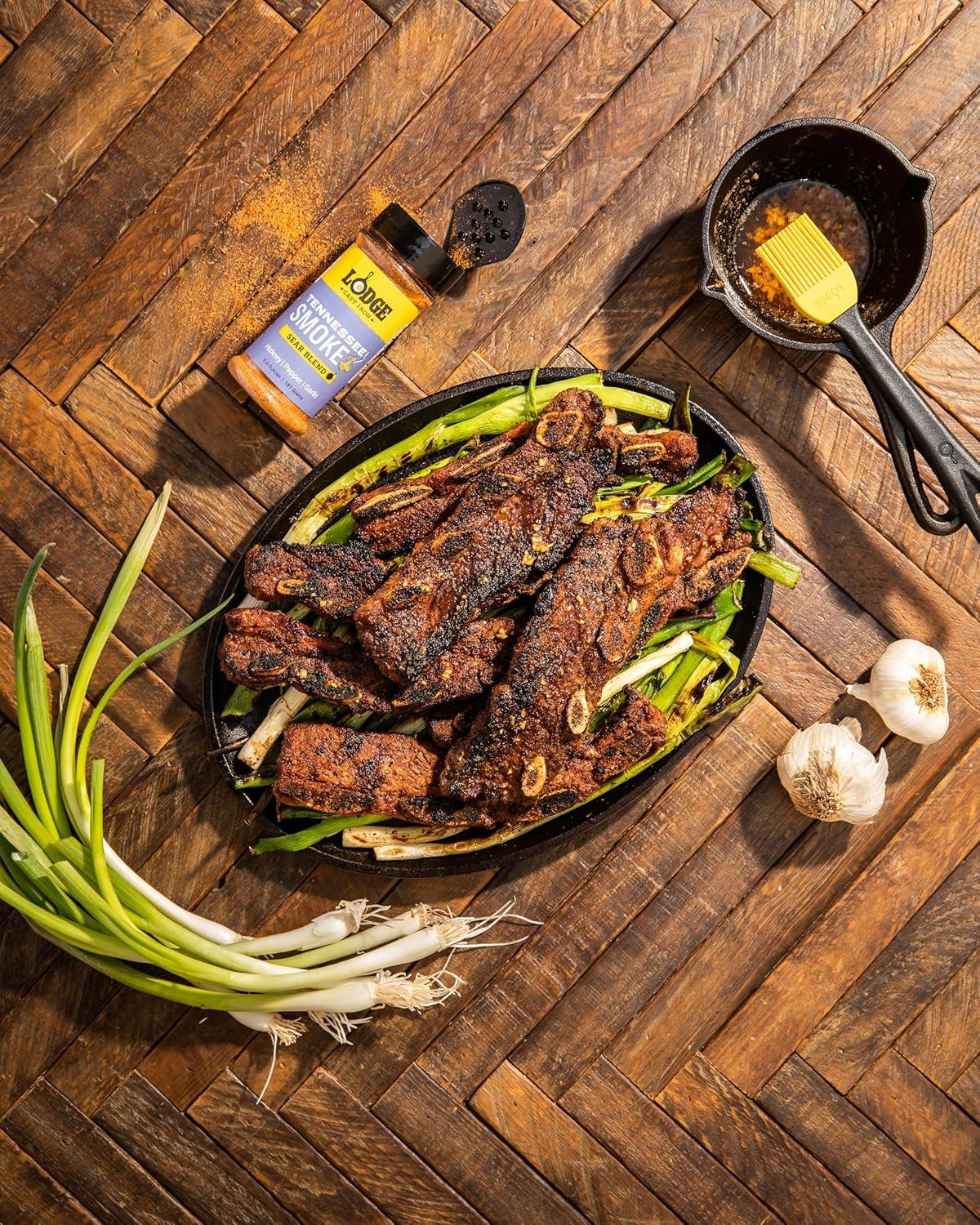 imageLodge Sear Blend Made for Cast Iron Cooking Use Over the Grill On the Stove or Even in the Oven NonGMO 64oz 4 Pack Tennessee Smoke