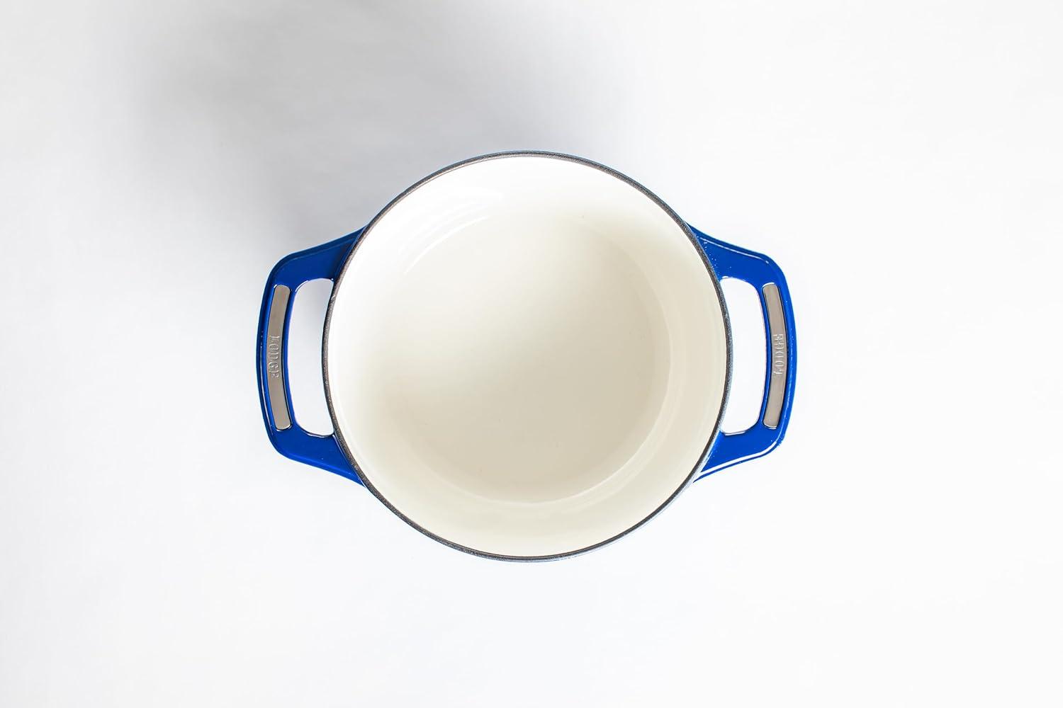 imageLodge USA Enamel Dutch Oven 75 qt MoonstruckBlue