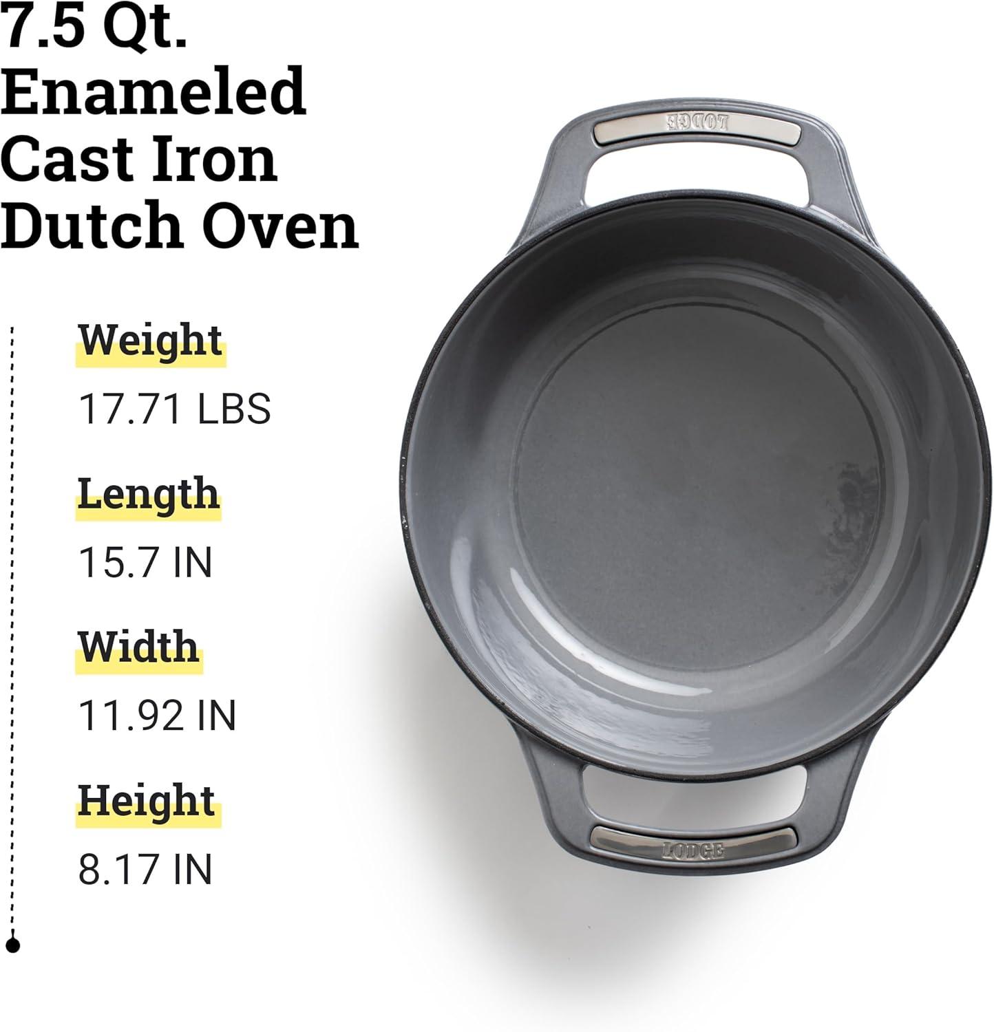 imageLodge USA Enamel Dutch Oven 75 qt MoonstruckMoonstruck