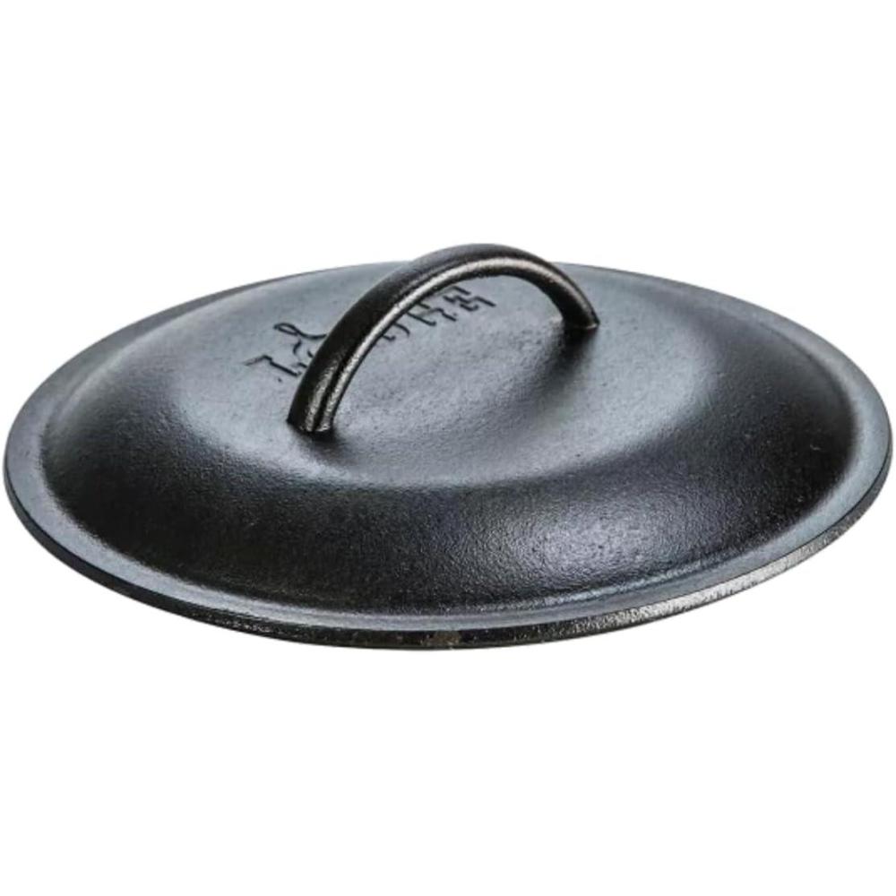 imageLodge 12 Inch Cast Iron Lid Classic 12Inch Cast Iron Cover Lid with Handle and Interior Basting Tips1025 Inch