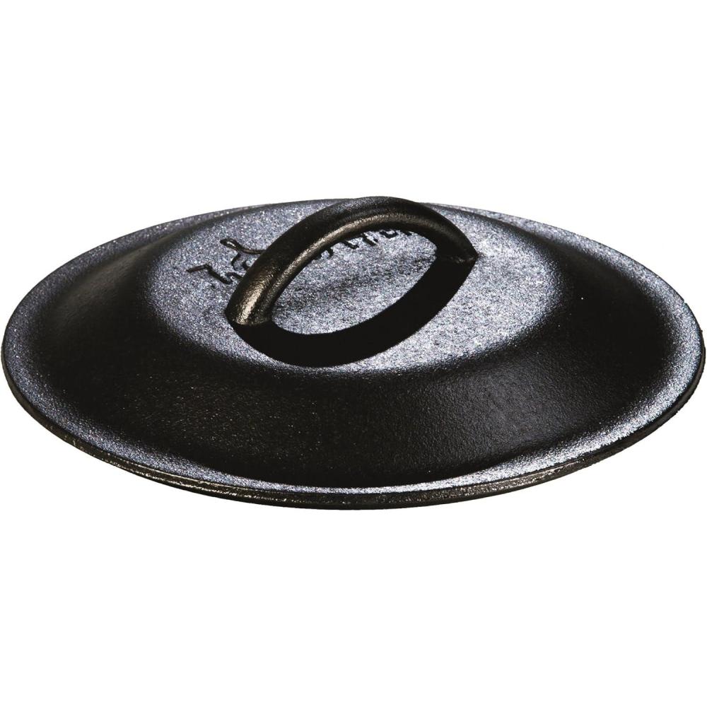 imageLodge 12 Inch Cast Iron Lid Classic 12Inch Cast Iron Cover Lid with Handle and Interior Basting Tips8 Inch