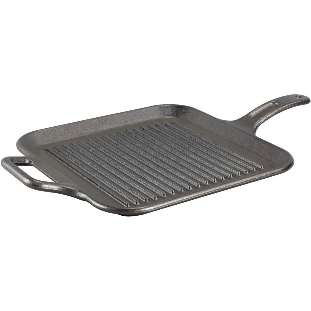 imageLodge BOLD 12 Inch Seasoned Cast Iron Griddle DesignForward CookwareGrill Pan