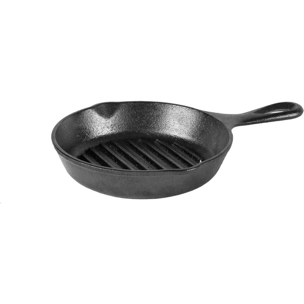 imageLodge Cast Iron Grill Pan 65 Inch Black65 Inch