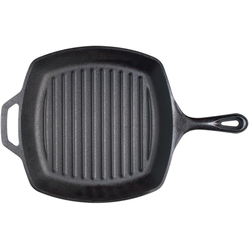 imageLodge Cast Iron Grill Pan Square 105 Inch105Inch Grill Pan