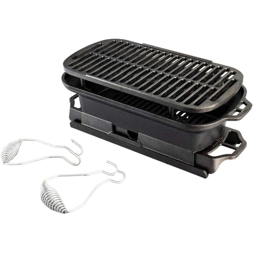 imageLodge Cast Iron Sportsmans Pro Grill