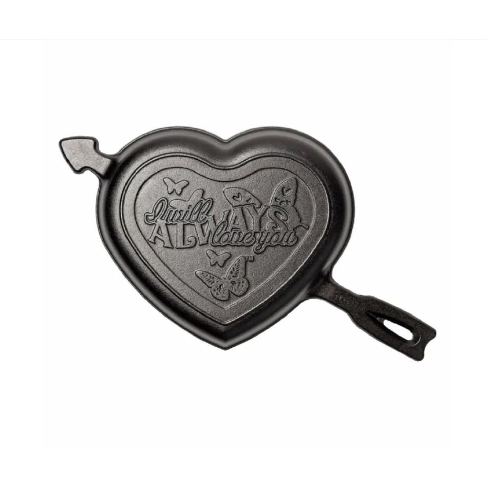 imageLodge Dolly Parton quotI Will Always Love Youquot Heart Cast Iron Skillet  Special Edition Made in USA Naturally Seasoned Oven Safe Grill ampamp Campfire Ready