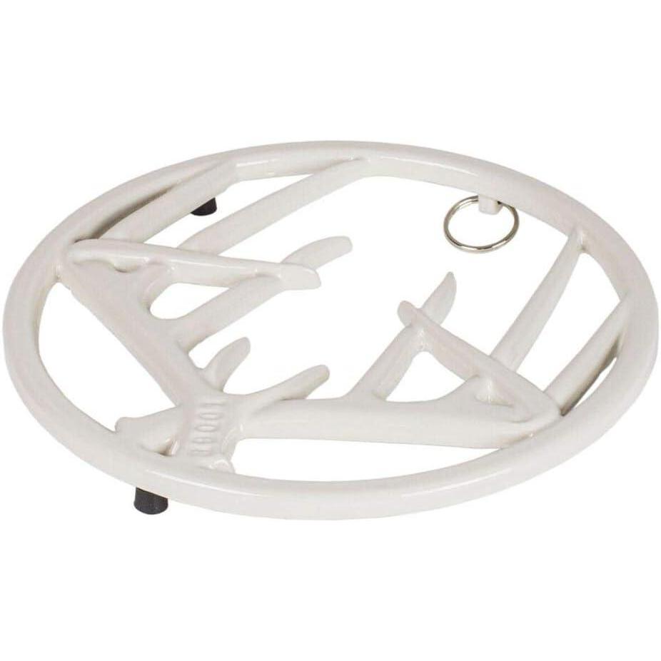 imageLodge EC8ST13 Enameled Cast Iron 8 Inch Oyster TrivetAntler