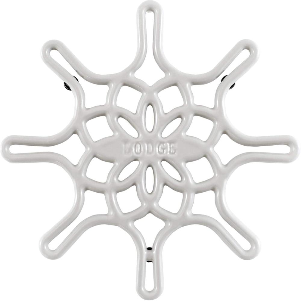 imageLodge EC8ST13 Enameled Cast Iron 8 Inch Oyster TrivetSkillets