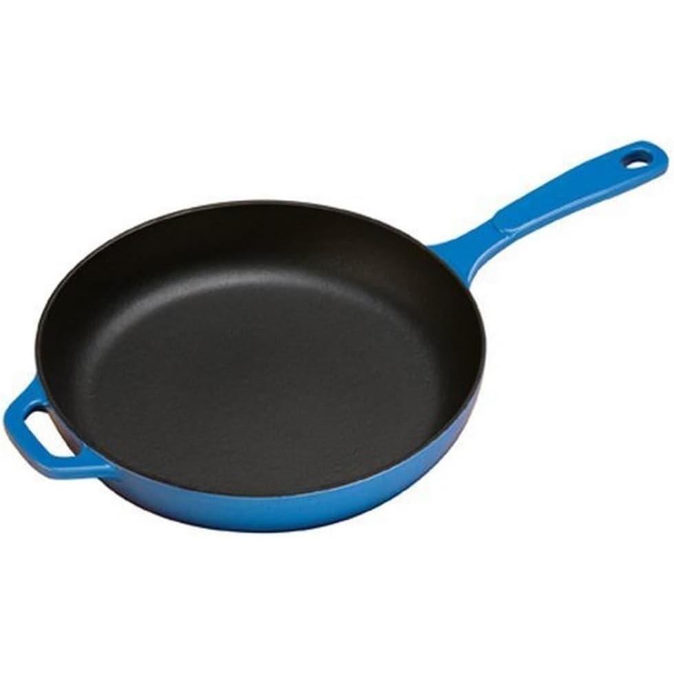 imageLodge Enameled Cast Iron Skillet 11inch RedBlue