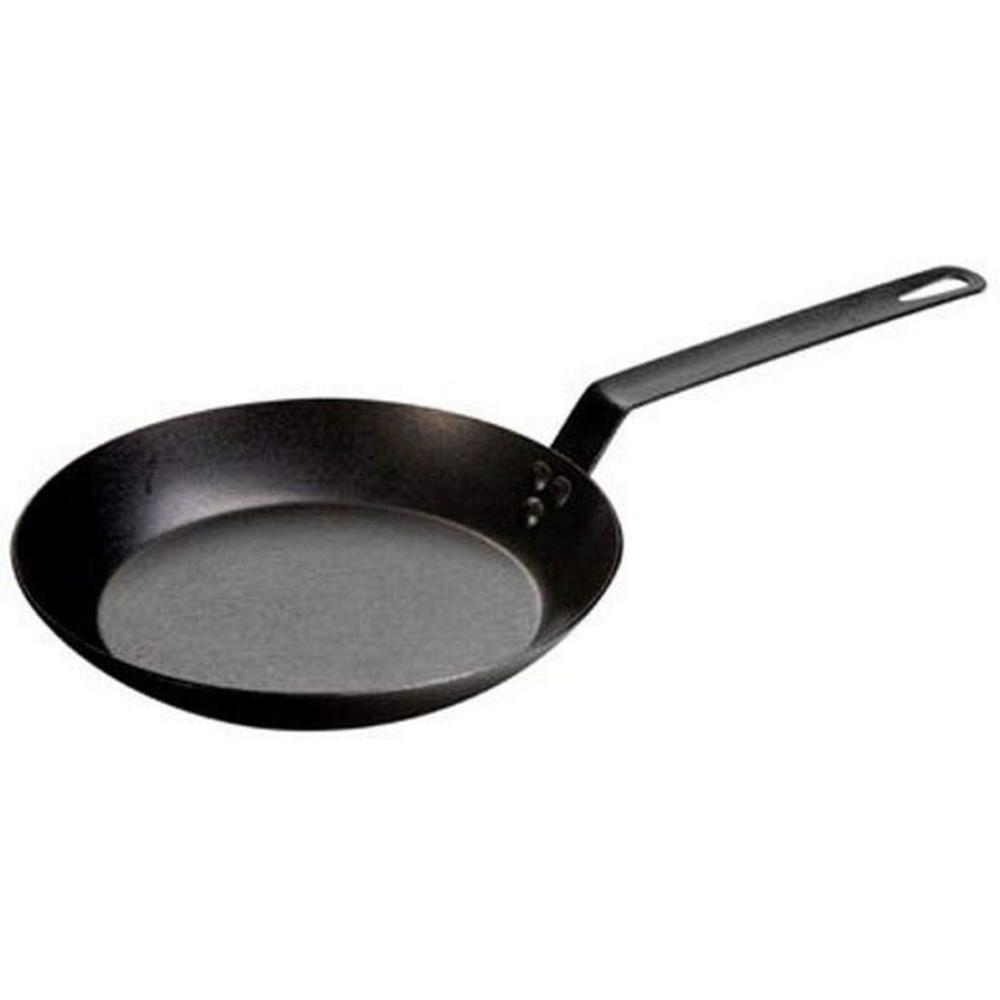 imageLodge PreSeasoned Carbon Steel Skillet Use in the Oven on the Stove on the Grill or Over a Campfire 10 Inch10 Inch
