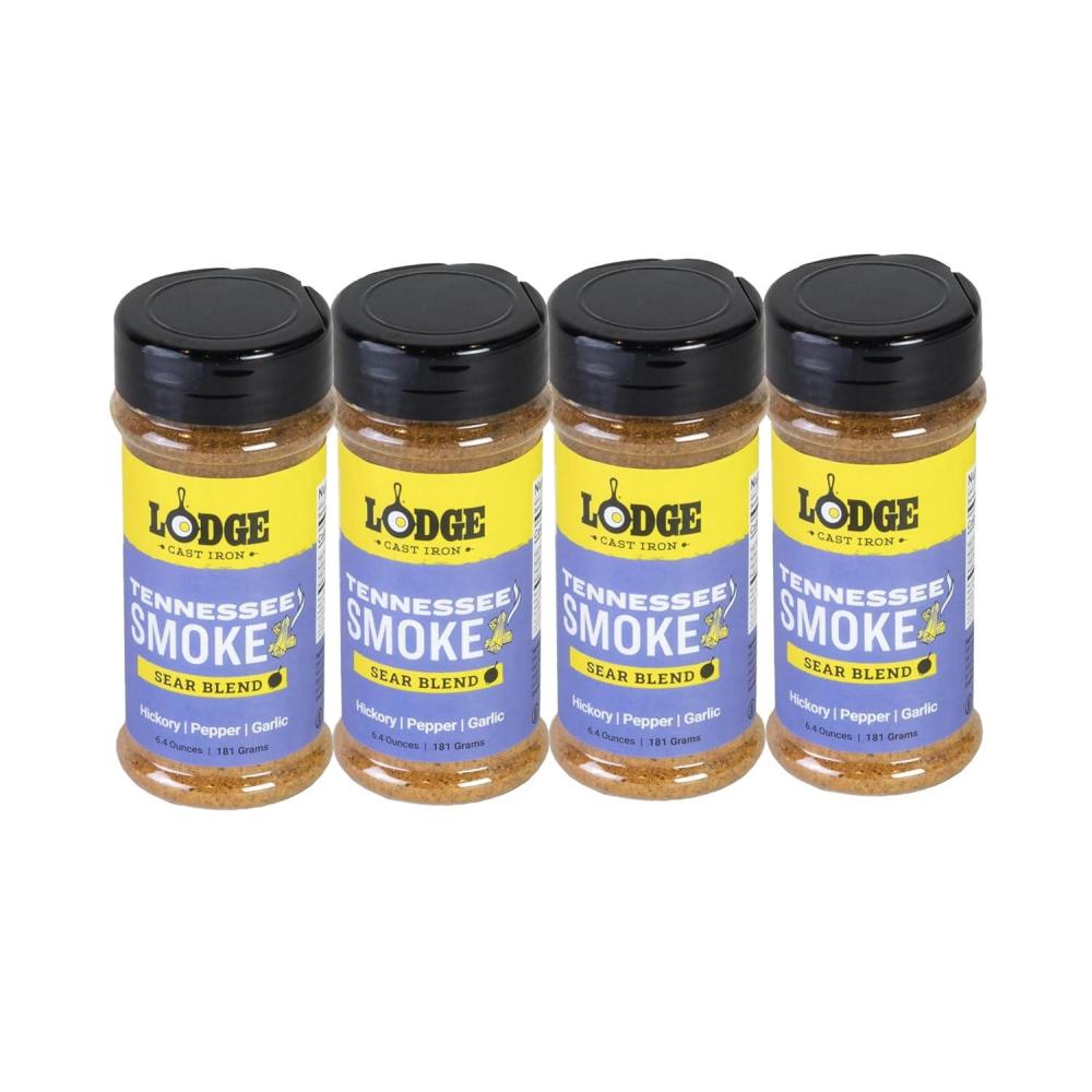 imageLodge Sear Blend  Made for Cast Iron Cooking  Use Over the Grill On the Stove or Even in the Oven NonGMO  64oz 4 Pack  Tennessee Smoke