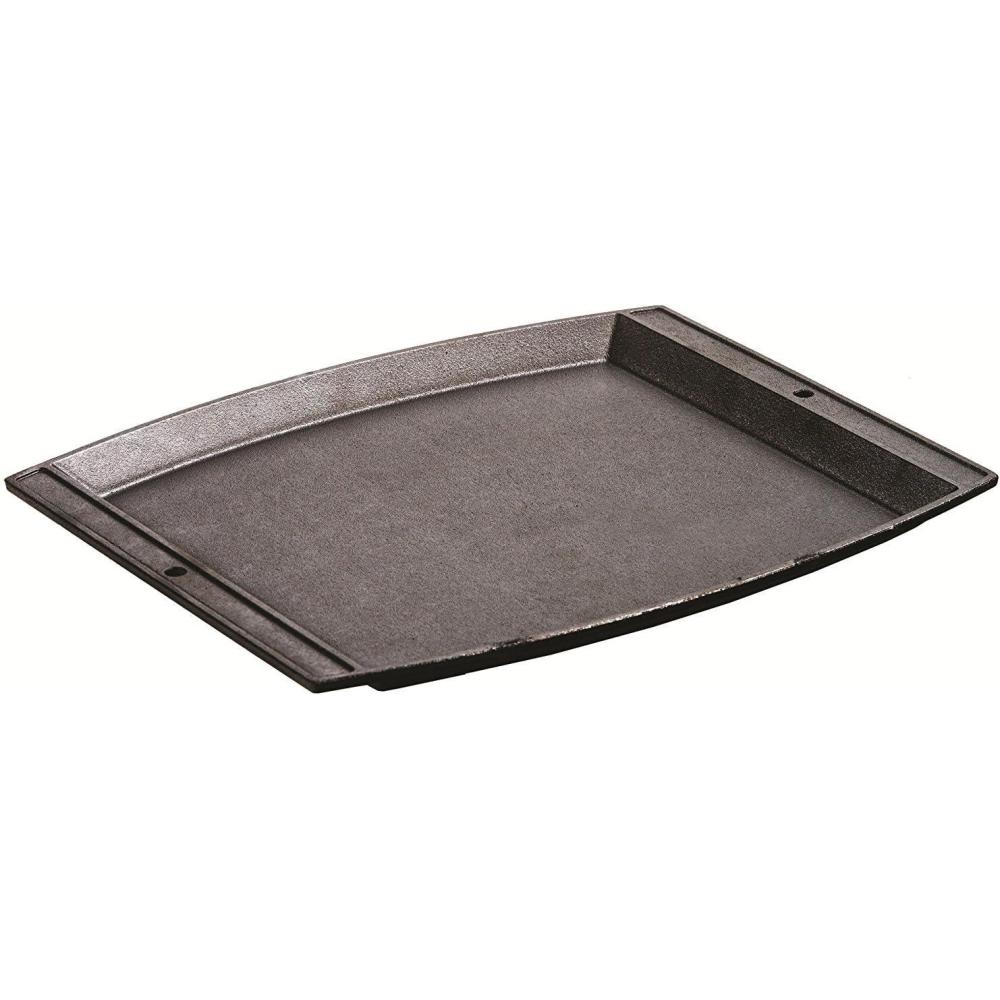 imageLodge Seasoned Cast Iron Rectangular Griddle  15 x 1225 Inches Jumbo Chefs Serving PlatterChefs Platter