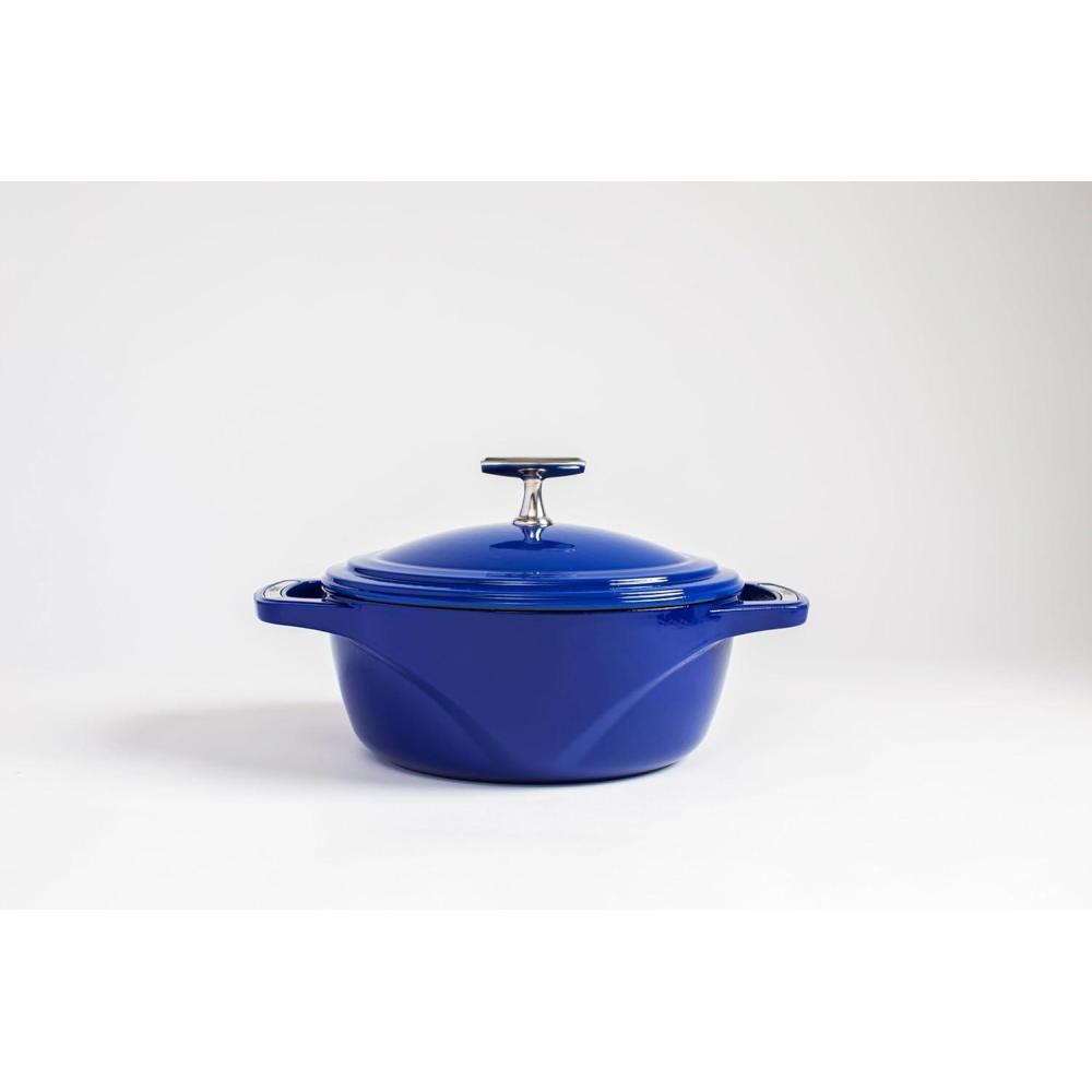 imageLodge USA Enamel Dutch Oven 75 qt MoonstruckBlue