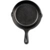 Lodge 10.25 Inch Cast Iron Skillet – Pre-Seasoned Frying Pan with Teardrop Handle – Oven, Stovetop, Grill & Campfire Use – Made in USA – Durable, Non-Toxic, Even-Heating Cookware – Black(6.5 Inch)