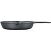 Lodge 10.25 Inch Cast Iron Skillet – Pre-Seasoned Frying Pan with Teardrop Handle – Oven, Stovetop, Grill & Campfire Use – Made in USA – Durable, Non-Toxic, Even-Heating Cookware – Black(9 Inch)