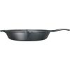 Lodge 10.25 Inch Cast Iron Skillet – Pre-Seasoned Frying Pan with Teardrop Handle – Oven, Stovetop, Grill & Campfire Use – Made in USA – Durable, Non-Toxic, Even-Heating Cookware – Black(13.25 Inch)