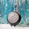 Lodge 10.25 Inch Dolly Parton Deck The Halls Cast Iron Skillet – Special Edition, Made in USA, Naturally Seasoned, Oven Safe, Grill & Campfire Ready