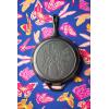 Lodge 10.25 Inch Dolly Parton Pre-Seasoned Cast Iron Stamped Skillet – Signature Teardrop Handle – Use in the Oven, on the Stove, on the Grill, or Over a Campfire, Black(10.25 inch)
