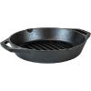 Lodge 12″ Cast Iron Dual Handle Grill Pan, Black(12 Inch)