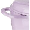 Lodge 7.5 Quart Enameled Cast Iron Oval Dutch Oven with Lid – Dual Handles – Oven Safe up to 500° F or on Stovetop – Use to Marinate, Cook, Bake, Refrigerate and Serve – Lilac(Lilac)