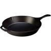 Lodge 8 Inch Pre-Seasoned Cast Iron Stamped Skillet – Signature Teardrop Handle – Use in the Oven, on the Stove, on the Grill, or Over a Campfire – Deer(13.25 inch)