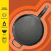 Lodge BOLD 12 Inch Seasoned Cast Iron Griddle, Design-Forward Cookware(Griddle)