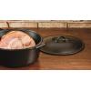 Lodge BOLD Exclusive 7 Quart Premium Pre-Seasoned Cast Iron Dutch Oven with Lid – Dual Handles – Use in the Oven, on the Stove, on the Grill or over the Campfire – Black(7 QT Dutch Oven)