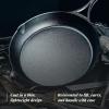 Lodge Blacklock 12″ Triple Seasoned Cast Iron Skillet – Lightweight – Easy Cleanup – Premium Cookware(12″ (Pack of 1))