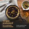Lodge Blacklock 12″ Triple Seasoned Cast Iron Skillet – Lightweight – Easy Cleanup – Premium Cookware(7″ (Pack of 1))