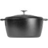 Lodge Blacklock 5.5 Qt Triple Seasoned Cast Iron Dutch Oven with Lid – Nonstick Finish – Premium Cookware
