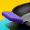 Lodge Bold Silicone Assist Handle Holder – Dishwasher Safe Hot Handle Holder Upgraded Design for Lodge Bold Products Only – Heat Protection Up to 450° – Vivid Purple(Vivid Purple)