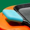 Lodge Bold Silicone Assist Handle Holder – Dishwasher Safe Hot Handle Holder Upgraded Design for Lodge Bold Products Only – Heat Protection Up to 450° – Vivid Purple(Electric Blue)