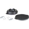 Lodge Cast Iron Cook-It-All Kit. Five-Piece Cast Iron Set includes a Reversible Grill/Griddle 14 Inch, 6.8 Quart Bottom/Wok, Two Heavy Duty Handles, and a Tips & Tricks Booklet.(Cast Iron Set)