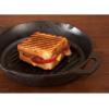 Lodge Cast Iron Grill Pan, 6.5 Inch, Black(10.25 Inch)