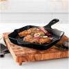 Lodge Cast Iron Grill Pan, 6.5 Inch, Black(26 7 cm (10 5 Zoll))