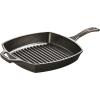 Lodge Cast Iron Grill Pan, Square, 10.5 Inch(10.5-Inch Grill Pan)