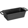 Lodge Cast Iron Loaf Pan 8.5×4.5 Inch, Black(8.5 Inch)