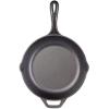 Lodge Chef Collection 10″ Pre-Seasoned Cast Iron Skillet – Kitchen Essential for Frying & Searing