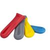 Lodge Deluxe Silicone Hot Handle Holder – Dishwasher Safe Hot Handle Holder Designed for Lodge Cast Iron Skillets 9 Inches+ w/Keyhole Handle – Reusable Heat Protection Up to 550° – Red(Blue)