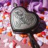 Lodge Dolly Parton “I Will Always Love You” Heart Cast Iron Skillet – Special Edition, Made in USA, Naturally Seasoned, Oven Safe, Grill & Campfire Ready