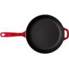Lodge Enameled Cast Iron Skillet, 11-inch, Red(Red)