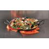 Lodge Pre-Seasoned Carbon Steel Skillet – Use in the Oven, on the Stove, on the Grill, or Over a Campfire – 15 Inch(15 Inch)