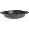 Lodge Pre-Seasoned Cast Iron Round Grilling Pan – Use on the Grill – Grilling Pan Designed to Protect Food from Falling Through the Grate – Cast Iron 12 Inch(12 Inch)