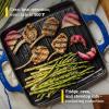 Lodge USA Enamel 11 Inch Grill Pan, Moonstruck(Blue)