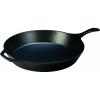 Lodge 10.25 Inch Cast Iron Skillet – Pre-Seasoned Frying Pan with Teardrop Handle – Oven, Stovetop, Grill & Campfire Use – Made in USA – Durable, Non-Toxic, Even-Heating Cookware – Black(15 Inch)